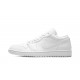 Nike Air Jordan 1 Low Mens Triple White 553558-136 Shoes