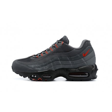 Nike Air Max 95 TT Mens Grey Red and Black Footwear