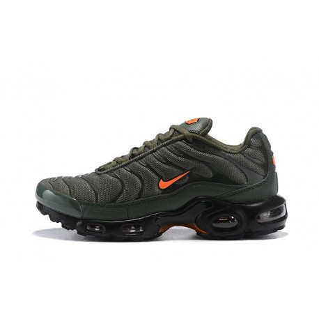 Nike Air Max Plus Tn Mens Green Orange Footwear