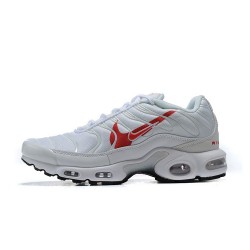 Nike Air Max Plus Tn Mens White Red CU3454 100 Footwear