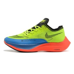 Nike ZoomX VaporFly NEXT Women/Men Yellow Blue Footwear