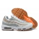 Nike Air Max 95 TT Mens White Grey and Orange Footwear DM0011 100