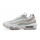 Nike Air Max 95 TT Mens White Grey and Orange Footwear DM0011 100